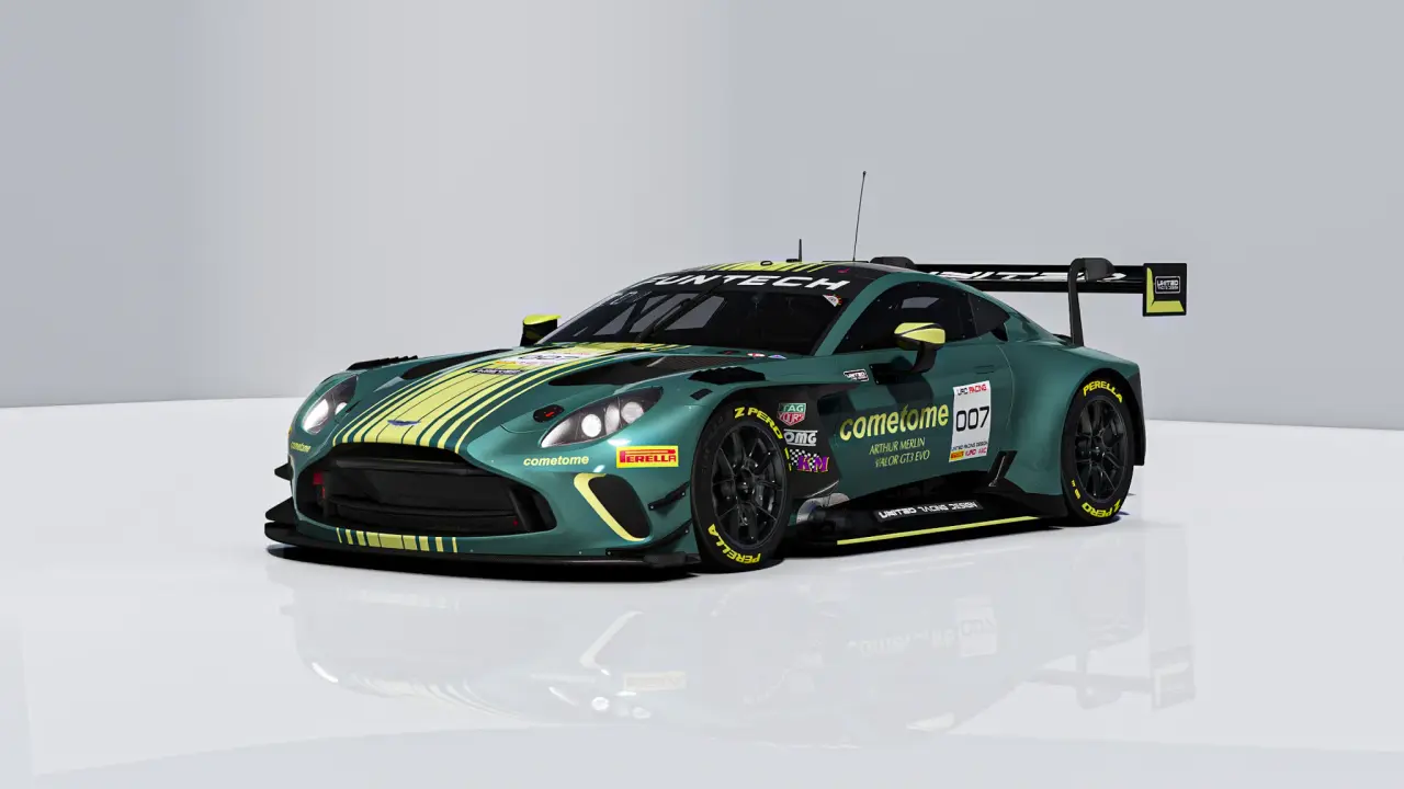 Arthur Merlin Valor GT3 EVO - 3D racing simulator mod