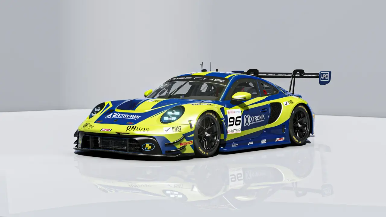 Darche 992 GT3-R - 3D racing simulator mod