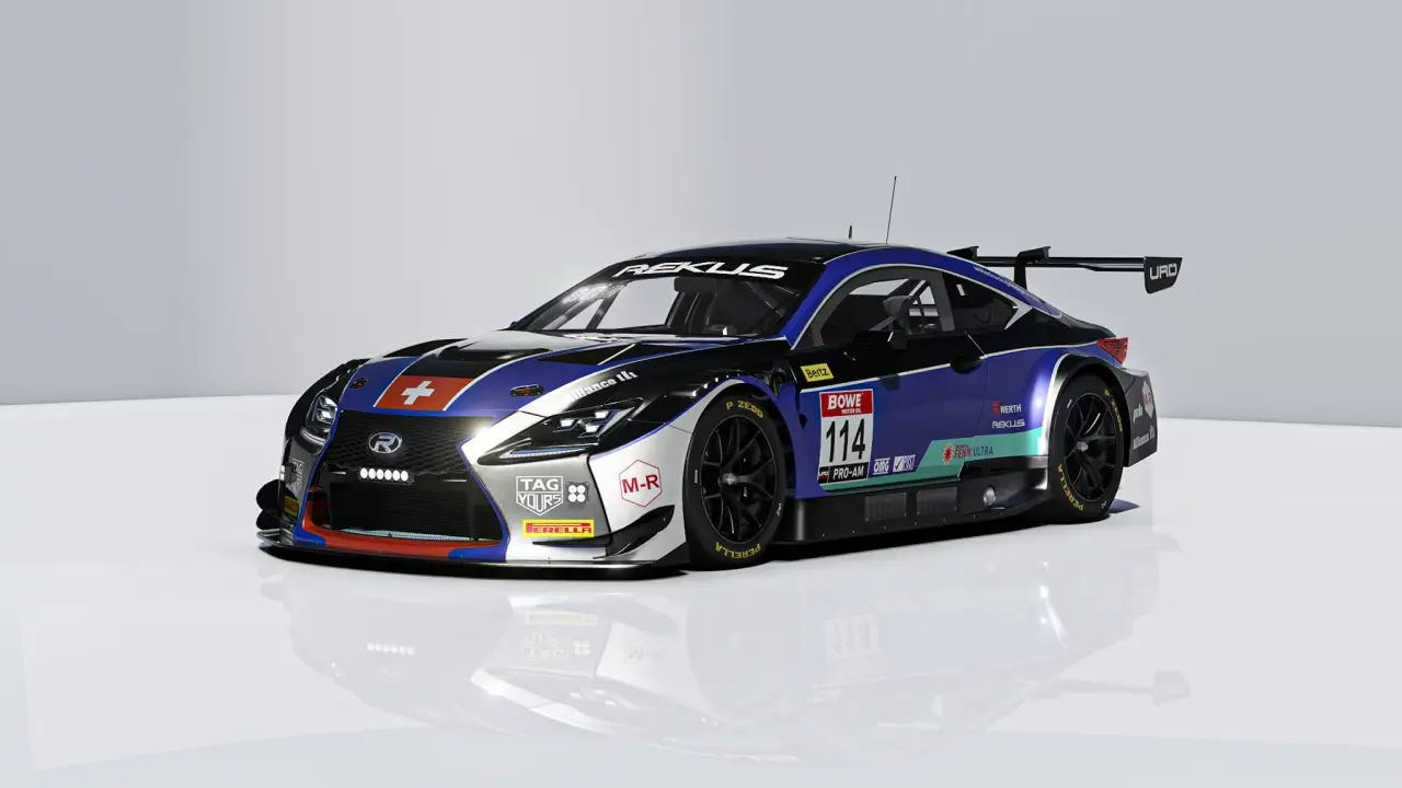 Rekus RC-F GT3 - 3D racing simulator mod