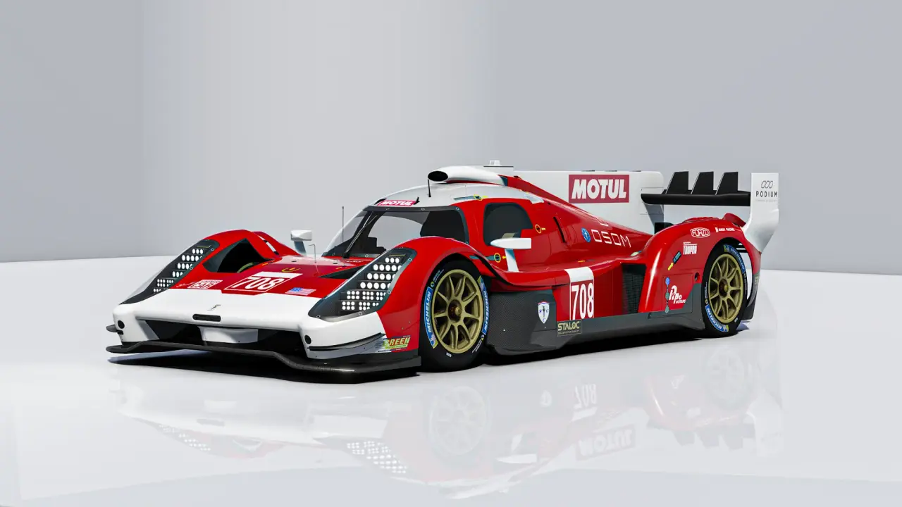Scuderia Glickenhaus SCG 007LMH - 3D racing simulator mod
